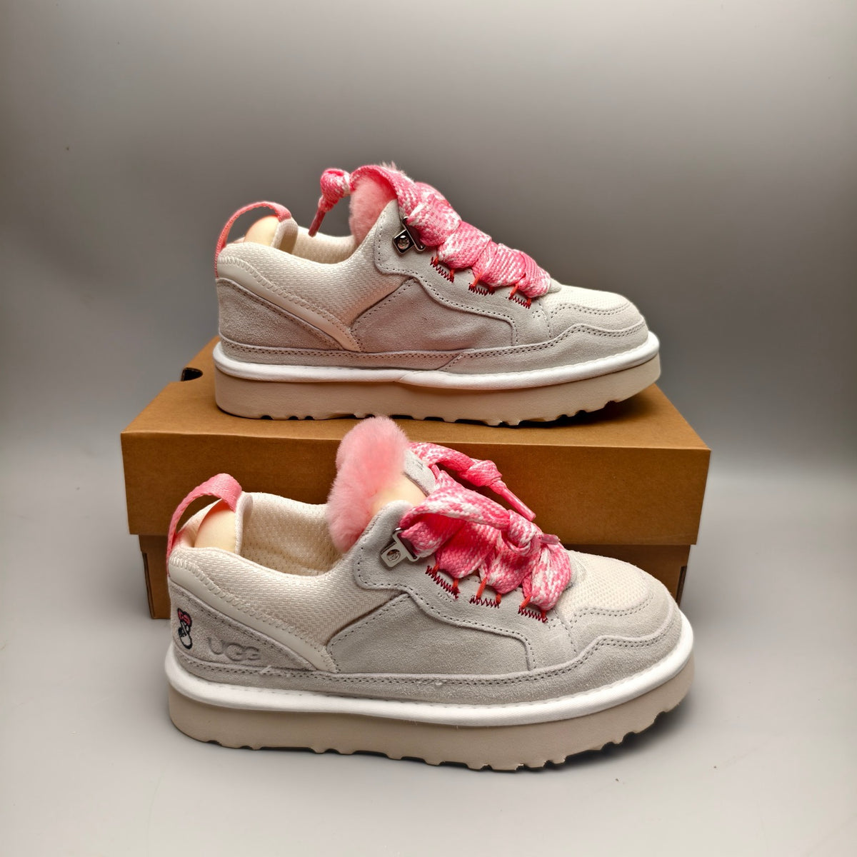 Model 4032 White Mesh Sneakers | Matching Couple Style