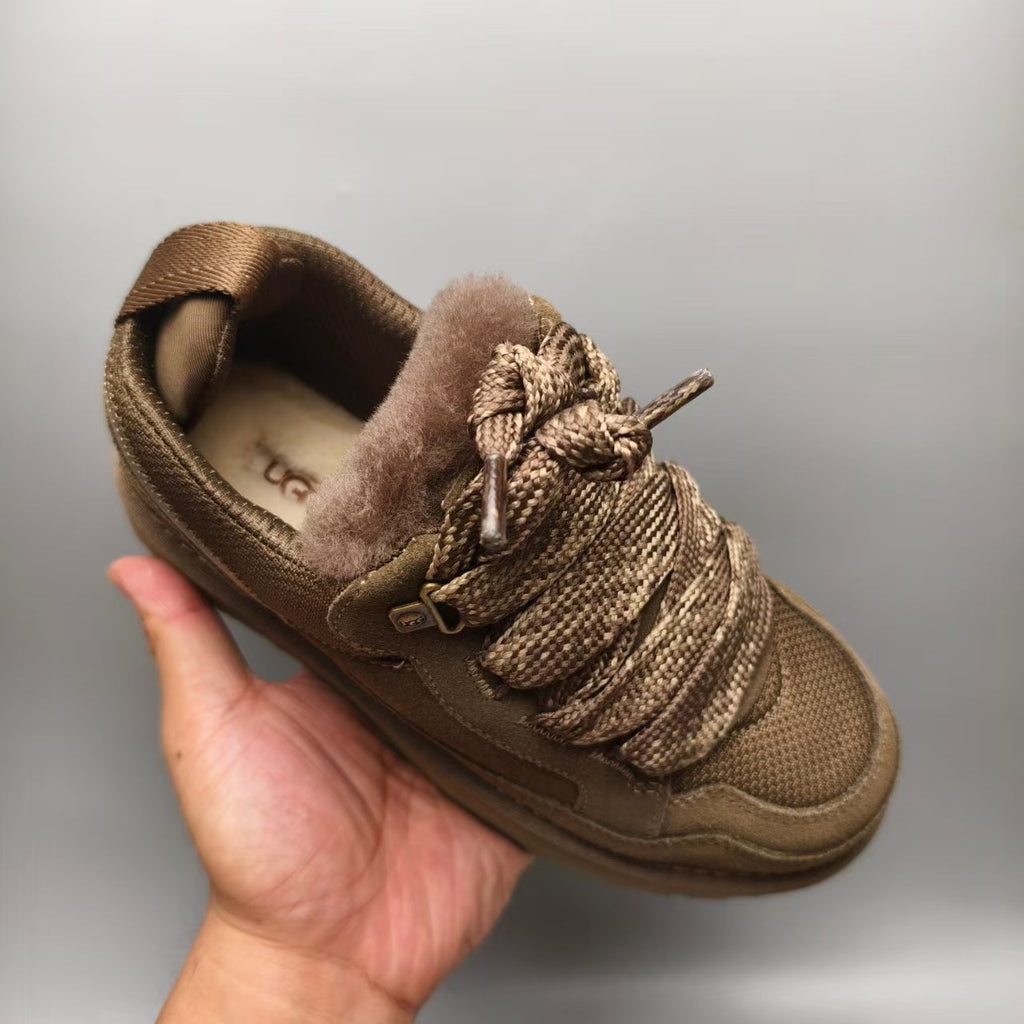 Walnut Brown Mesh Casual Sneakers | Model 4032