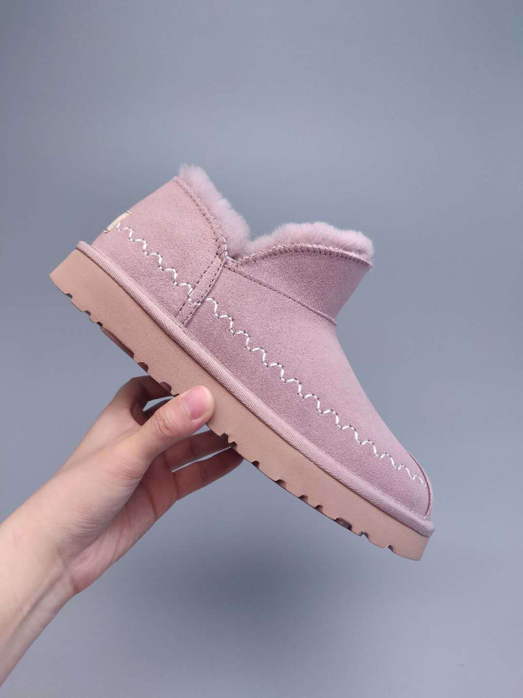 Muted Pink Ankle Boots – Model 0888