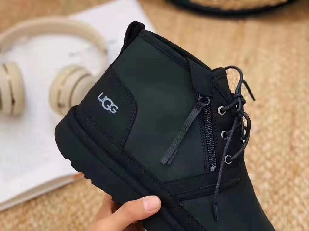 Black Zip-Up Casual Shoes | Model 3883