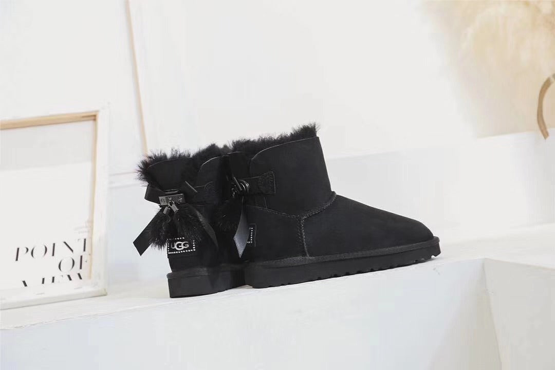 Classic Black 3-Way Winter Boots | Model 6503