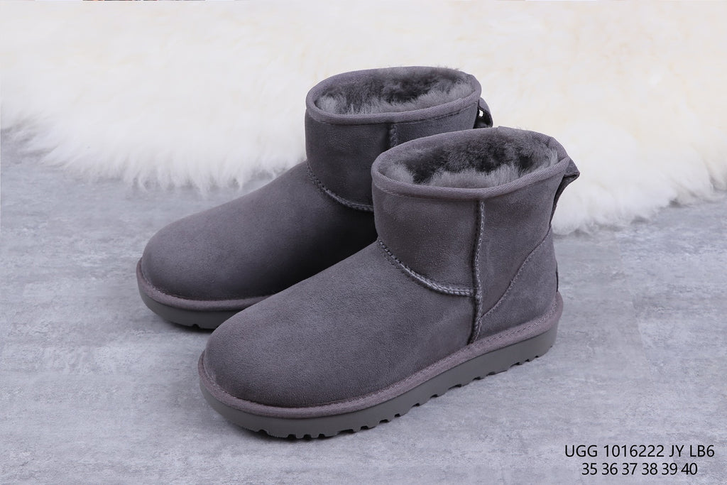 Gray Classic Mini II Ankle Boots | Model 6222