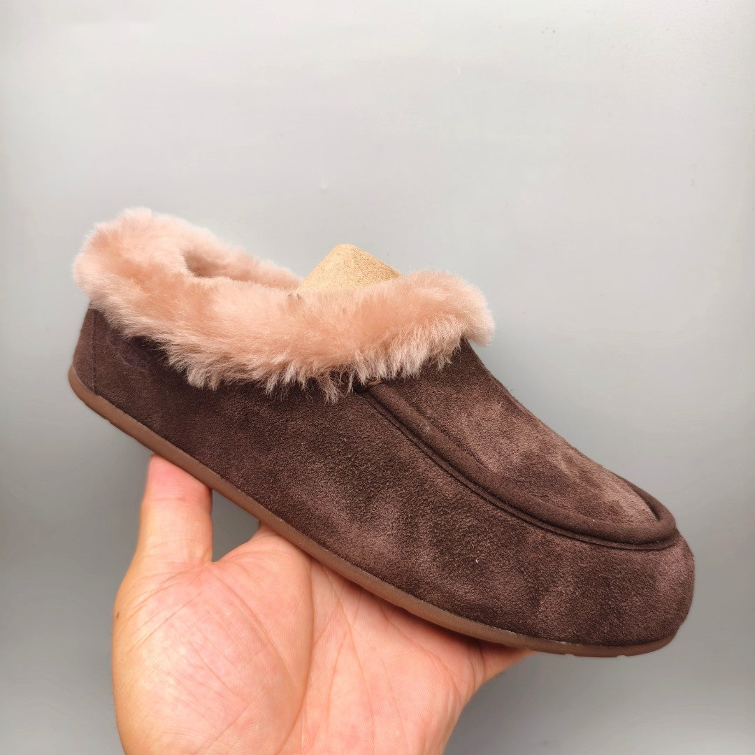 Chocolate Brown Slip-On House Shoes – Model 1391