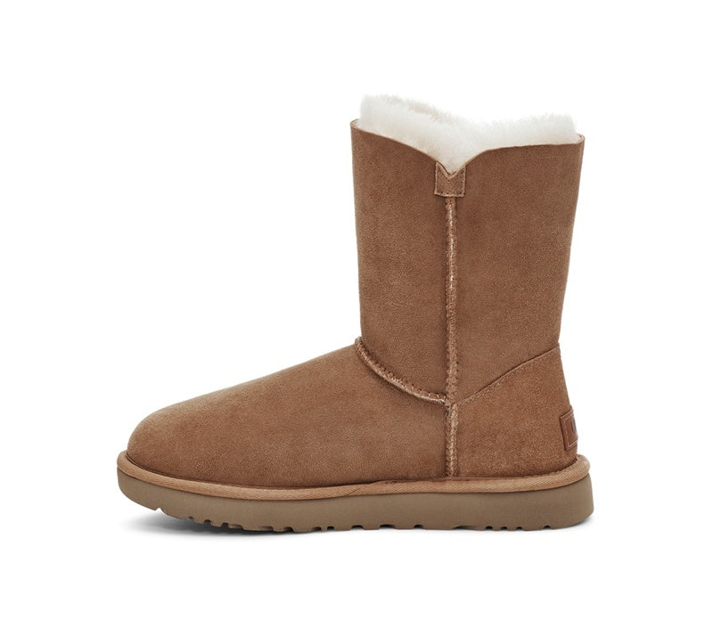 Chestnut Side-Zip Mid-Calf Boots – Model 2480
