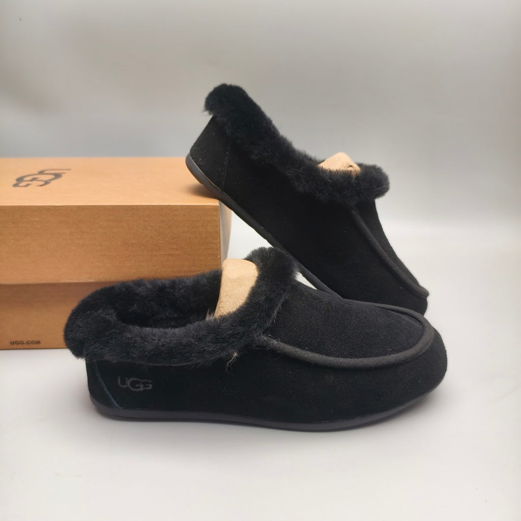 Black Slip-On House Shoes – Model 1391