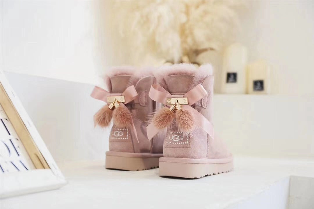 Dusty Pink 3-Way Winter Boots | Model 6503