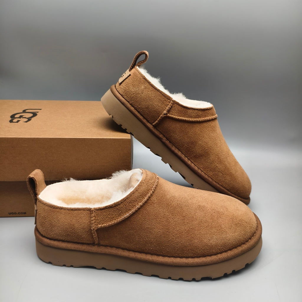 Women's Classic Chestnut Slip-On Shoes | Model 3891