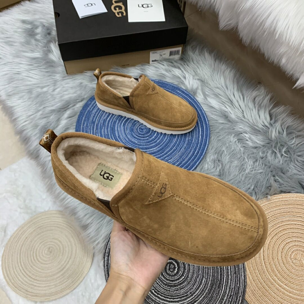 Men's Chestnut Brown Low-Top Slip-On Casual Shoes | Model 3455
