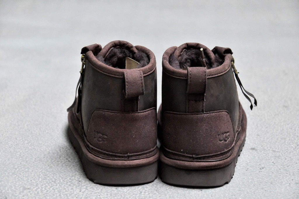 Men's Crazy Horse Leather Zip-Up Casual Shoes | Model 3883