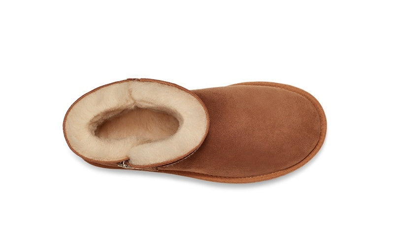 Chestnut Side-Zip Ankle Boots | Model 2481