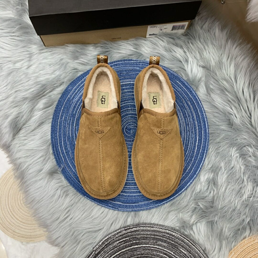 Men's Chestnut Brown Low-Top Slip-On Casual Shoes | Model 3455