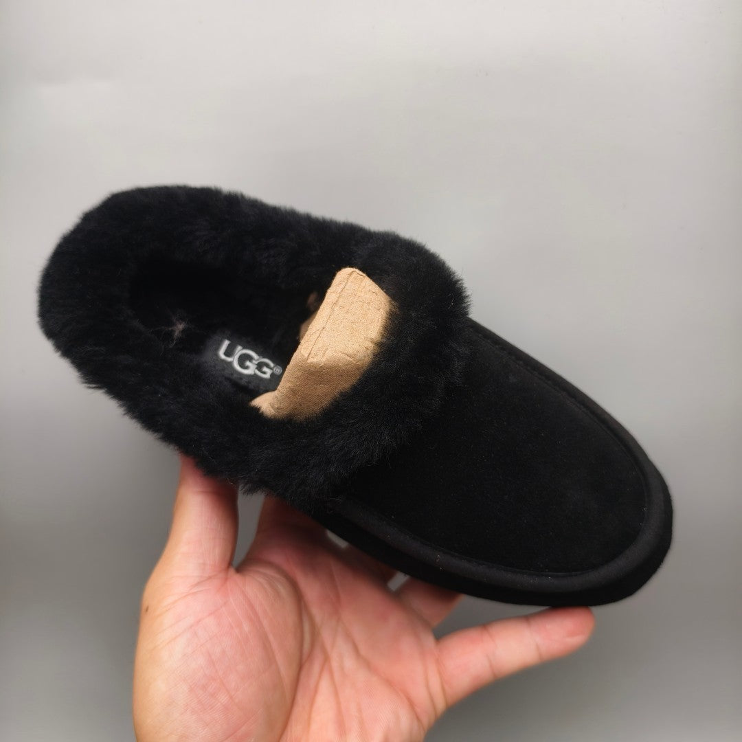 Black Slip-On House Shoes – Model 1391