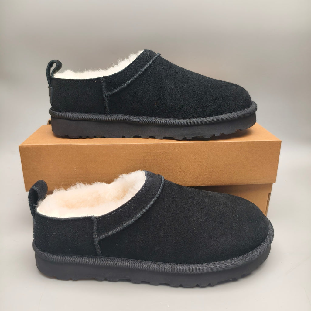 Women's Classic Black Slip-On Shoes | Model 3891