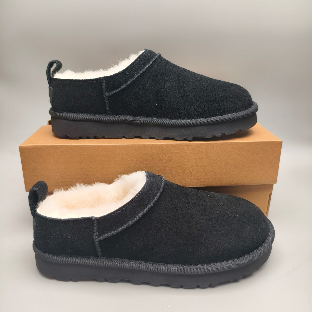 Women's Classic Black Slip-On Shoes | Model 3891
