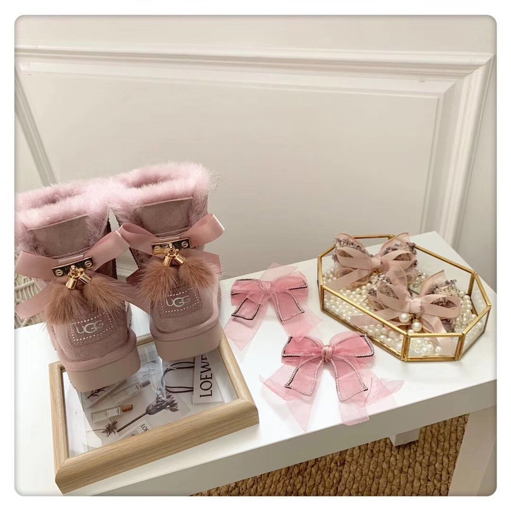 Dusty Pink 3-Way Winter Boots | Model 6503