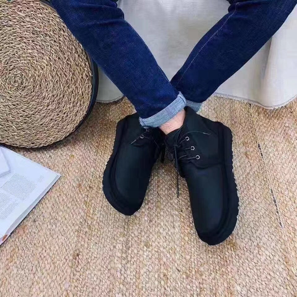 Black Zip-Up Casual Shoes | Model 3883