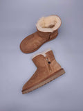 Chestnut Side-Zip Ankle Boots | Model 2481