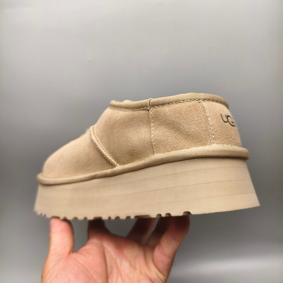 Sand Platform Mary Jane Shoes | Model 7612