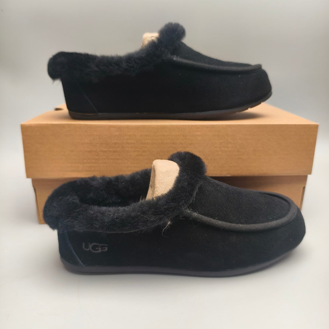 Black Slip-On House Shoes – Model 1391