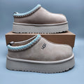 Beige Ethnic-Inspired Platform Casual Shoes | 2553 / 2130