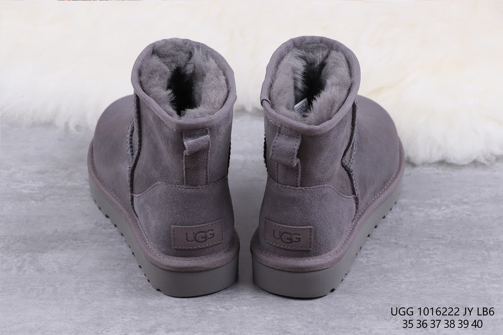 Gray Classic Mini II Ankle Boots | Model 6222