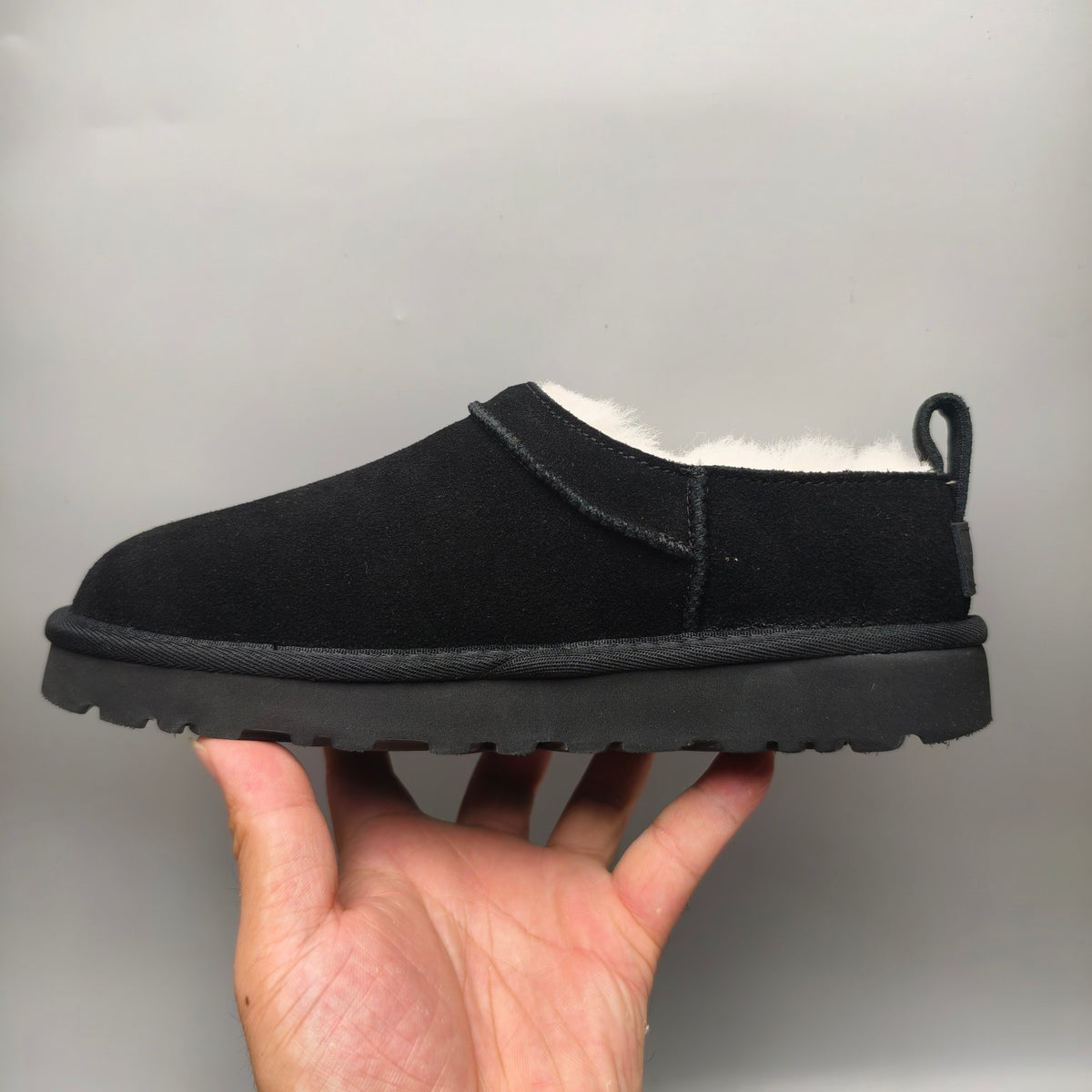 Women's Classic Black Slip-On Shoes | Model 3891