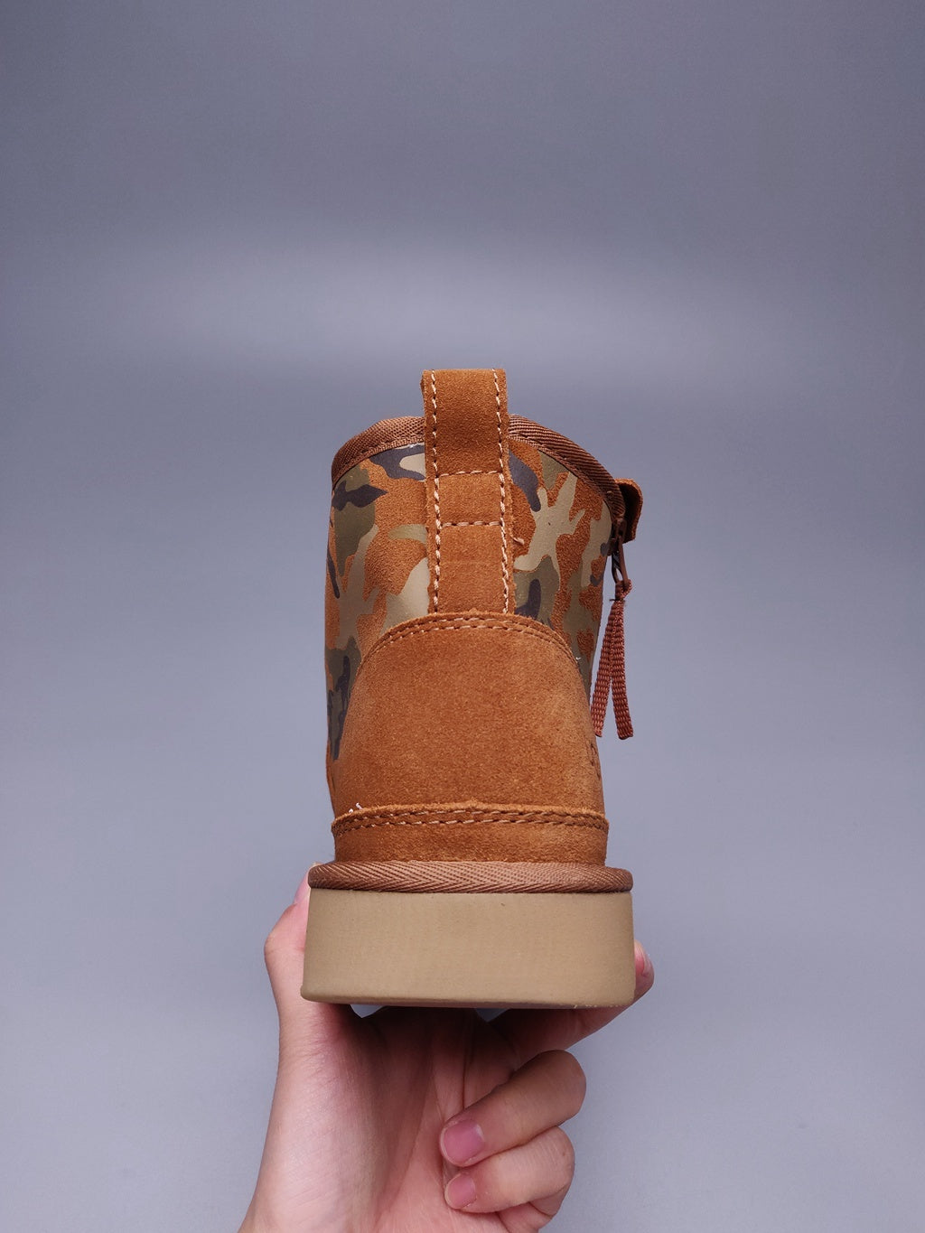 Men's Chestnut Colorblock Camo Shoes | Model 4193