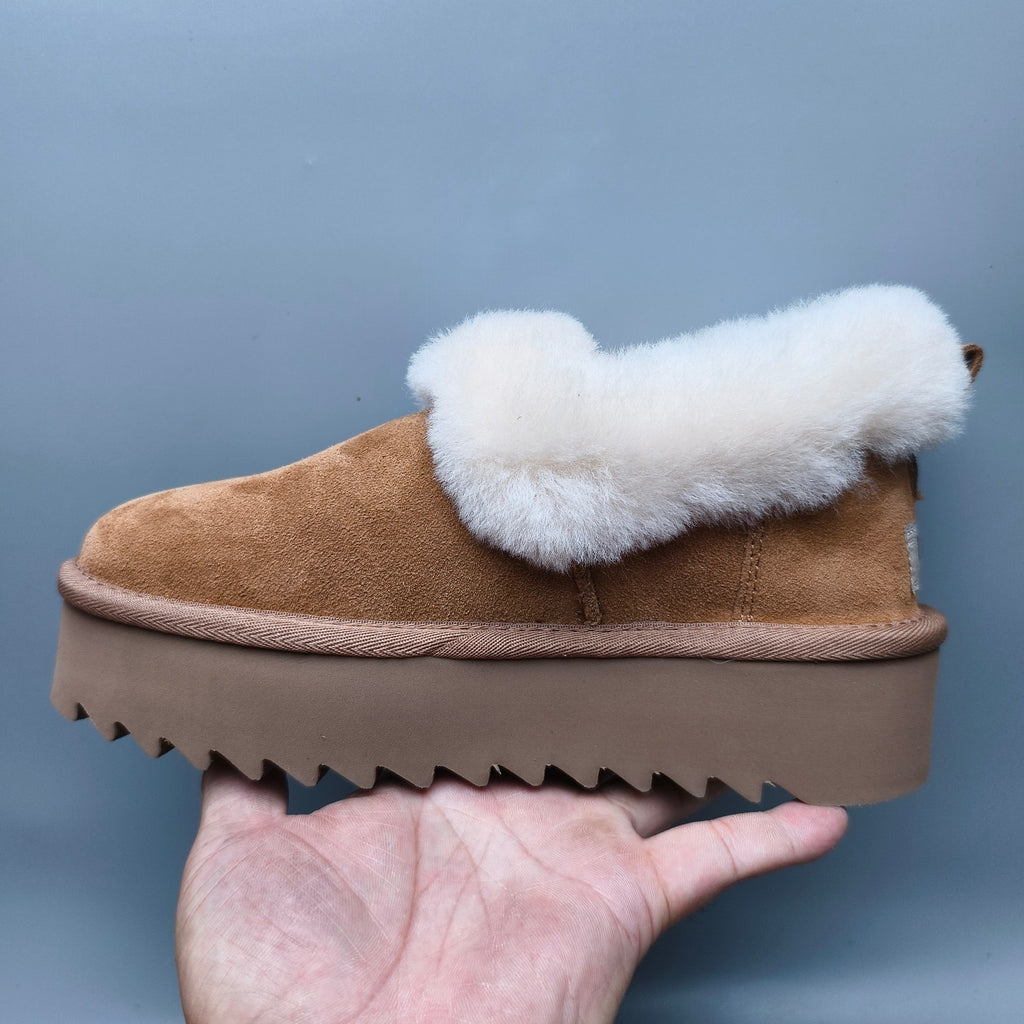 Chestnut Platform Casual Shoes | Model 6733