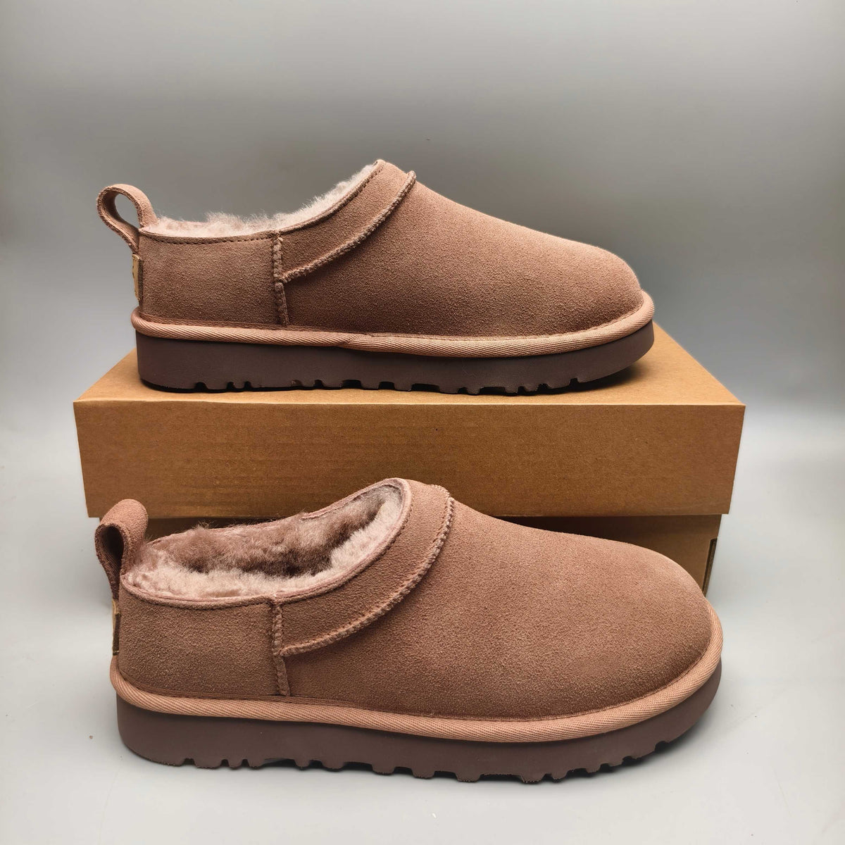 Women's Classic Muted Pink Slip-On Shoes | Model 3891
