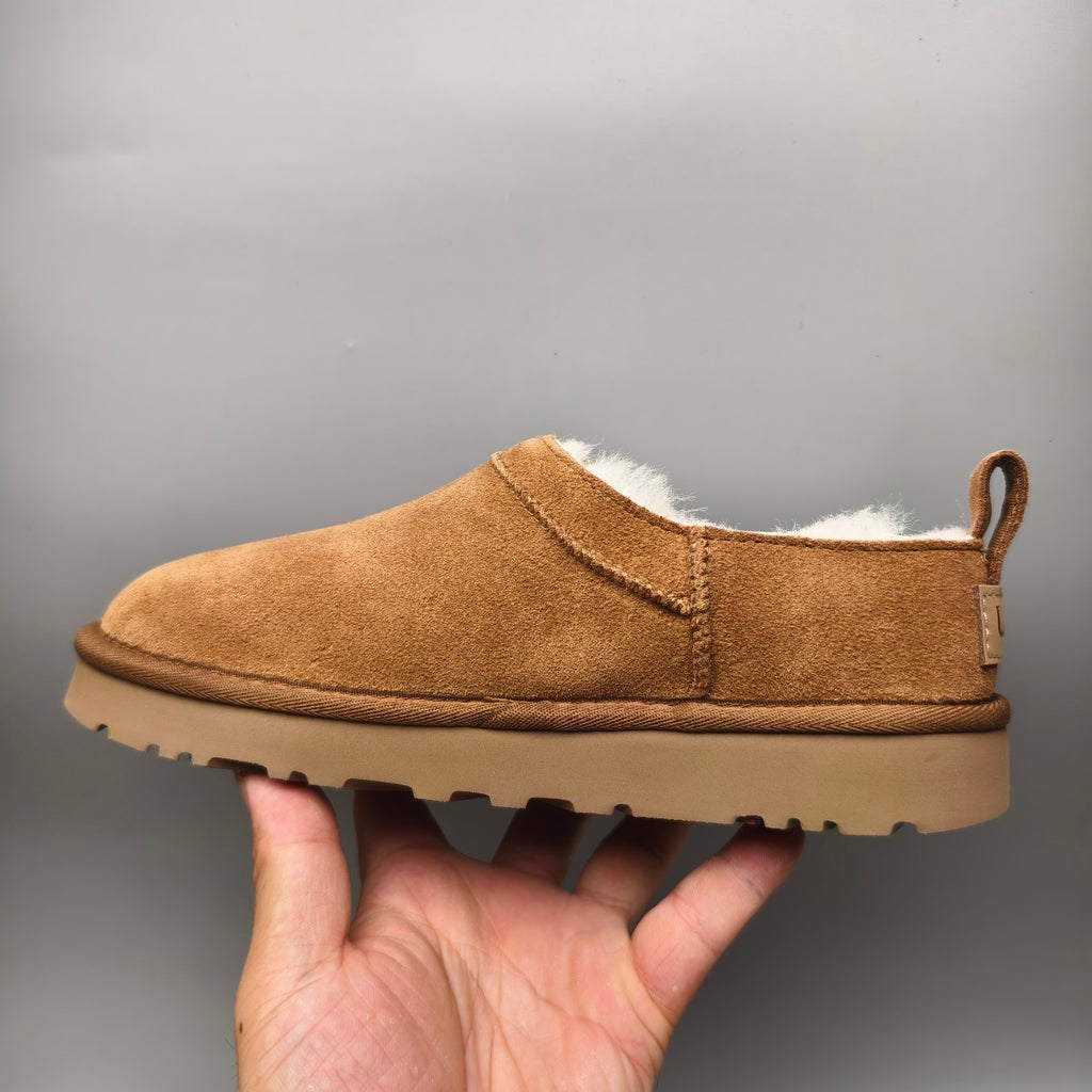 Women's Classic Chestnut Slip-On Shoes | Model 3891