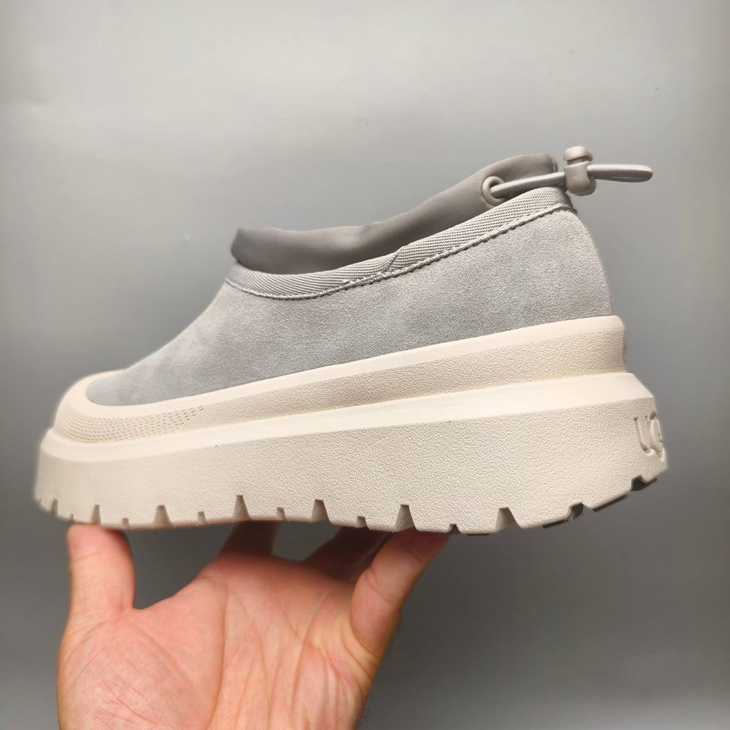 Light Gray Slip-On Casual Shoes | Model 4096