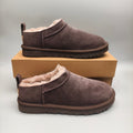 Women's Classic Chocolate Brown Slip-On Shoes | Model 3891