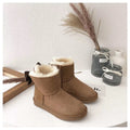 Chestnut Brown Bow-Detail Ankle Boots | Model 3130