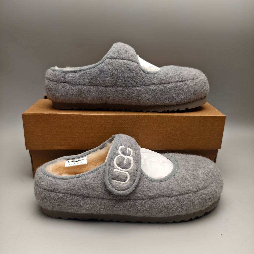 Gray Ultra-Light Mary Jane Casual Shoes | Model 5097