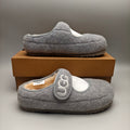 Gray Ultra-Light Mary Jane Casual Shoes | Model 5097