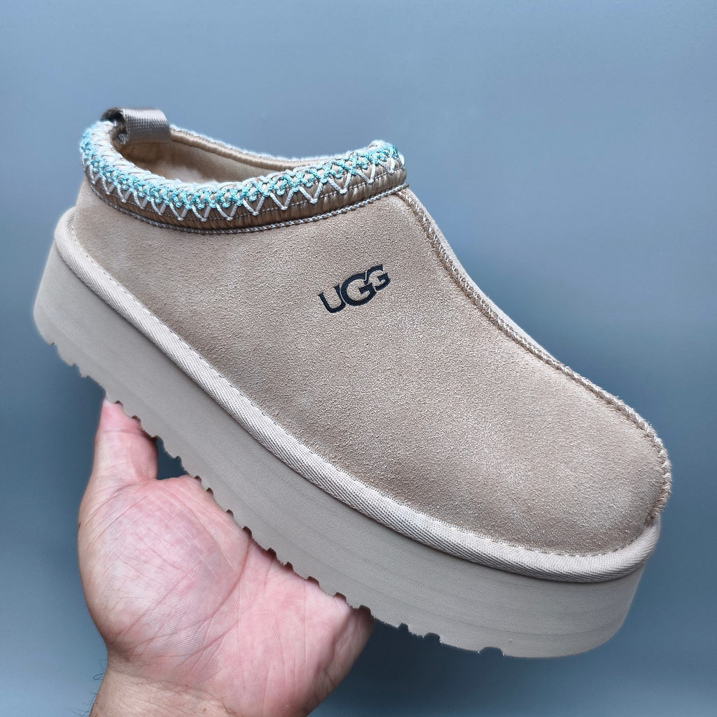 Beige Ethnic-Inspired Platform Casual Shoes | 2553 / 2130