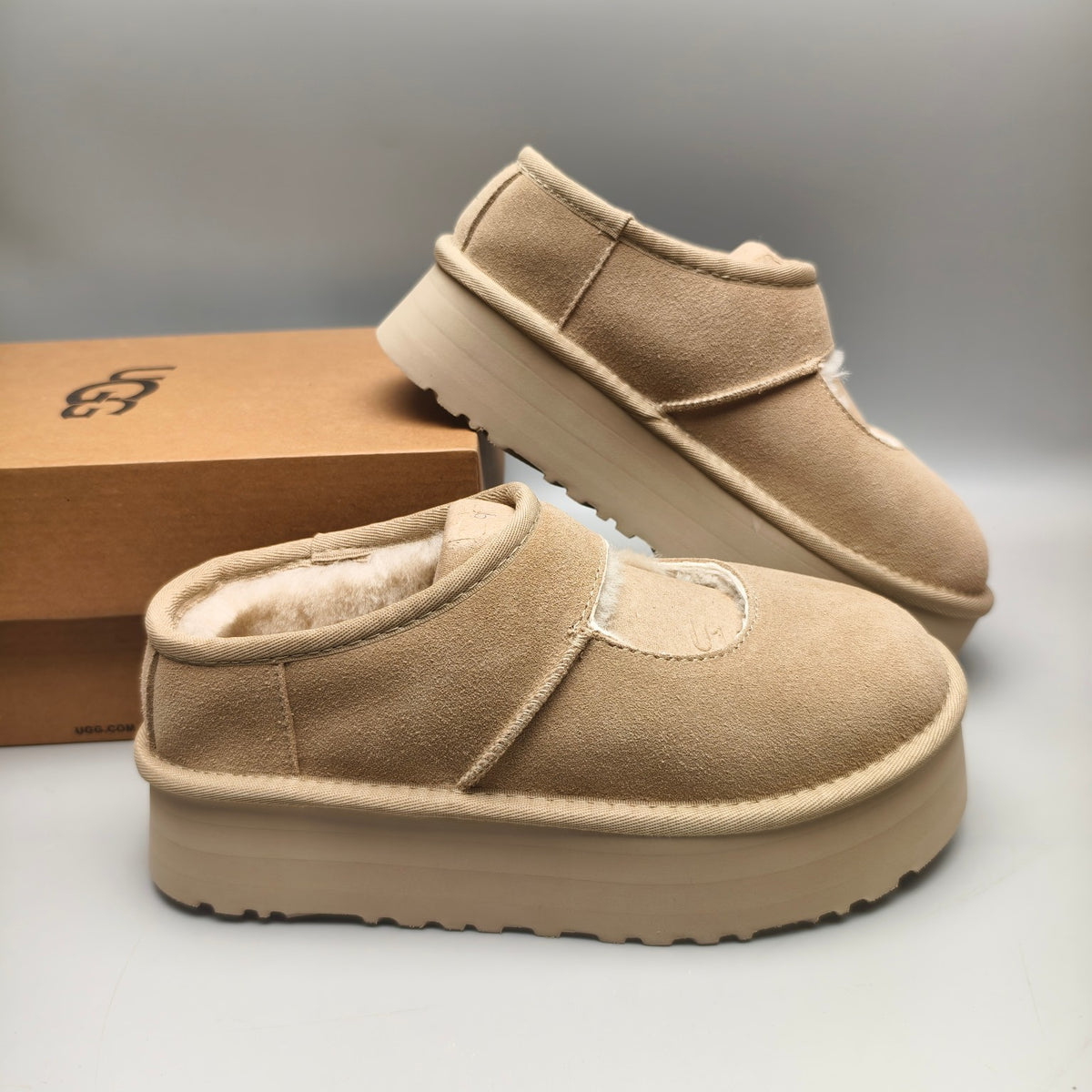 Sand Platform Mary Jane Shoes | Model 7612