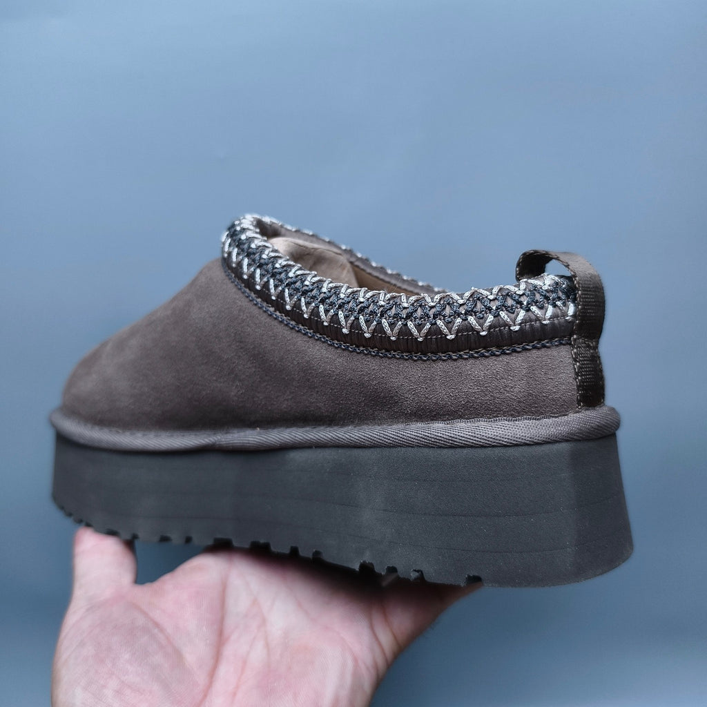 Walnut Brown Ethnic-Inspired Platform Casual Shoes | 2553 / 2130