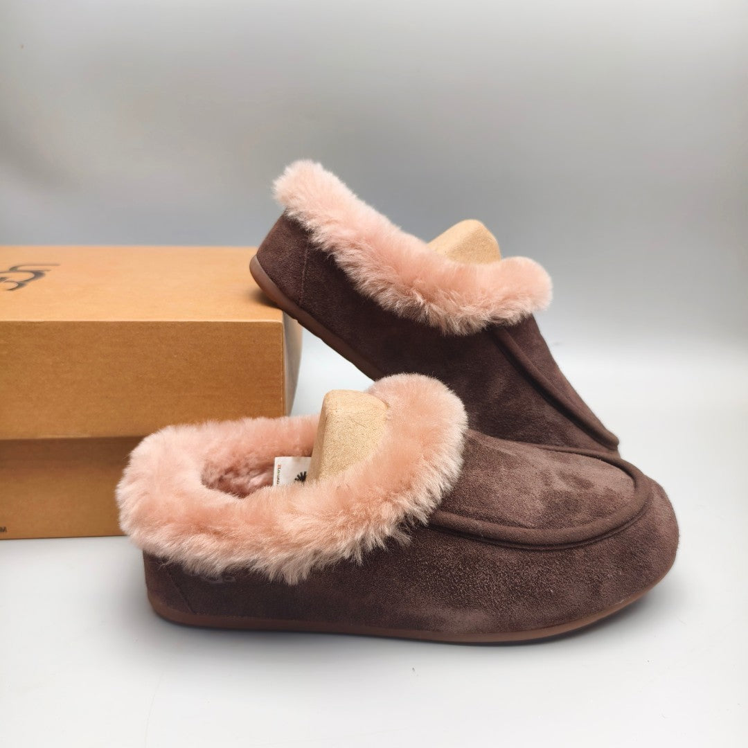 Chocolate Brown Slip-On House Shoes – Model 1391