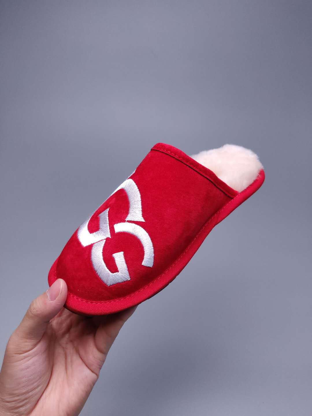 Bright Red G Indoor Slippers | Model 2593