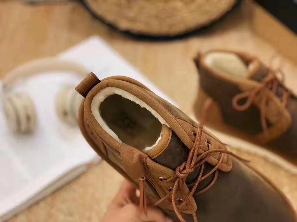 Chestnut Brown Zip-Up Casual Shoes | Model 3883