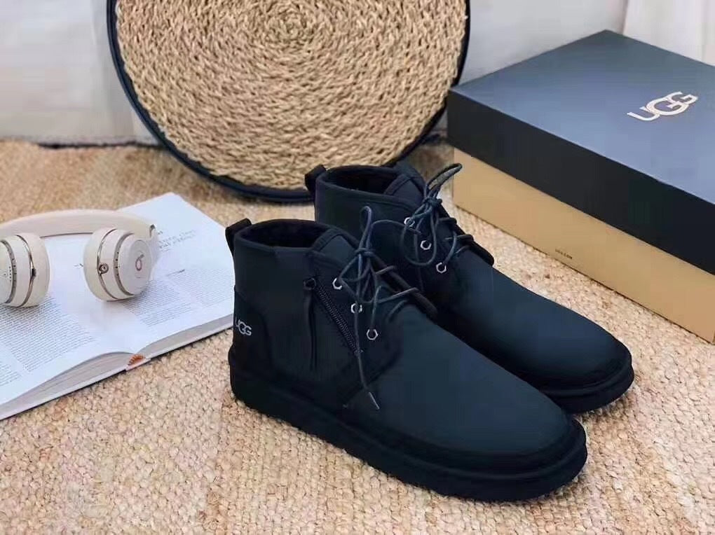 Black Zip-Up Casual Shoes | Model 3883