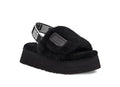Disco Black Fluffy Sandals – Model 2258