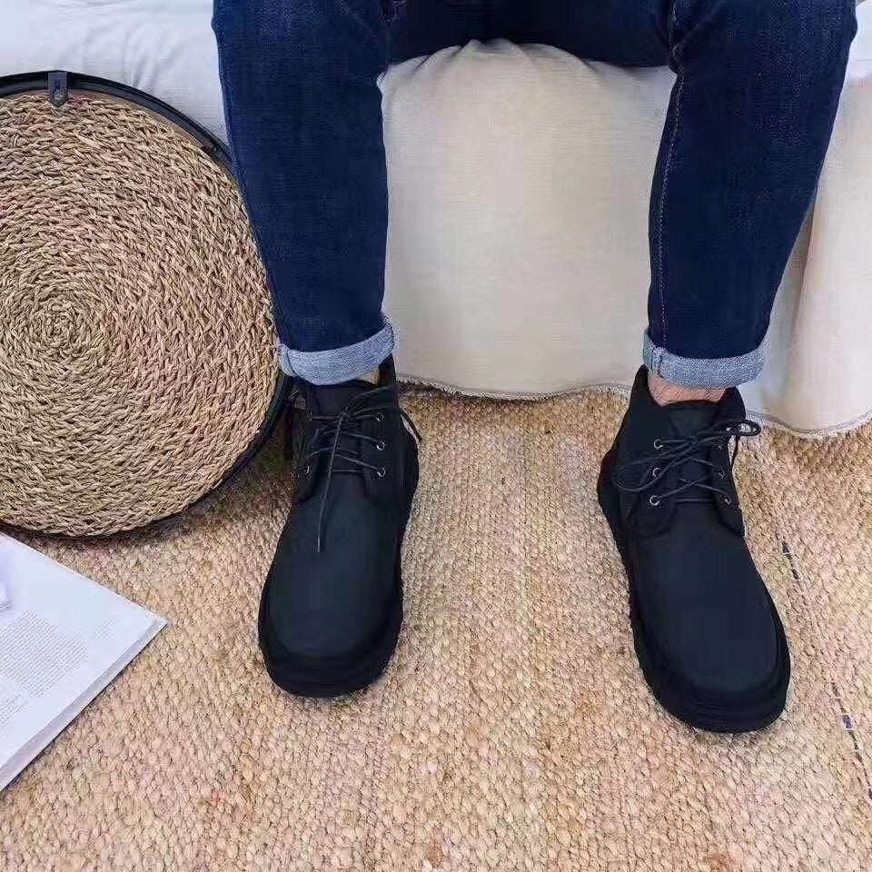 Black Zip-Up Casual Shoes | Model 3883