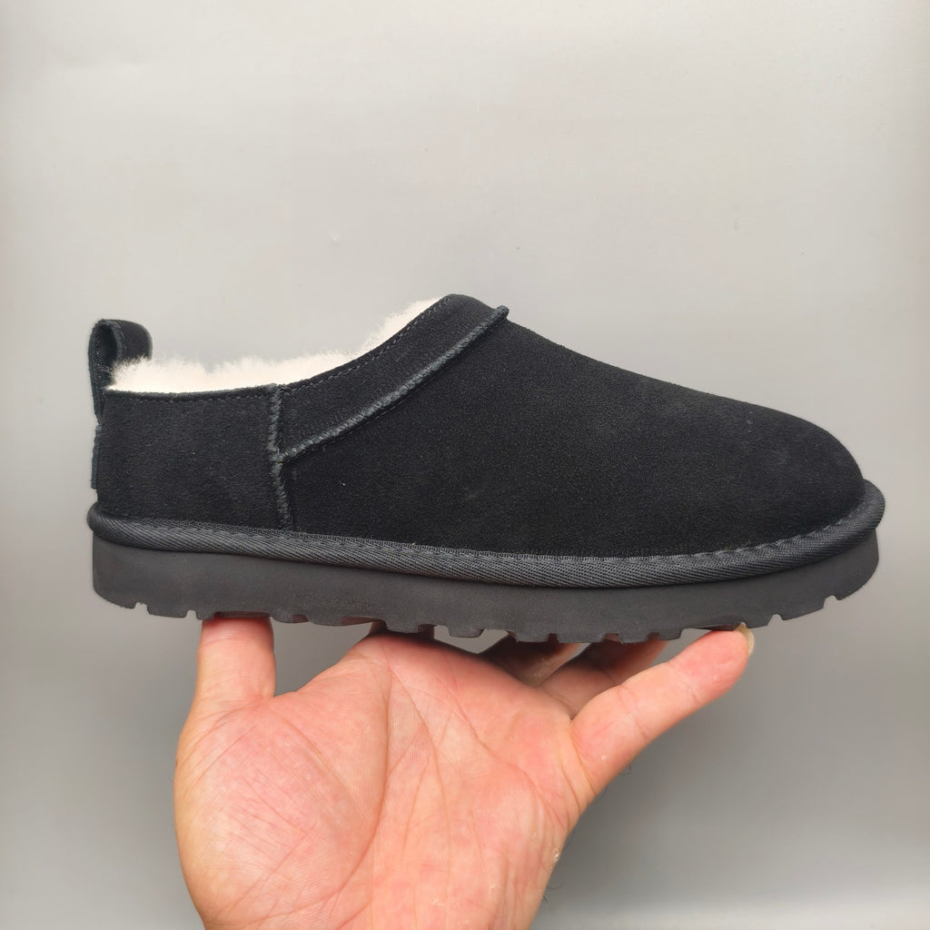 Women's Classic Black Slip-On Shoes | Model 3891