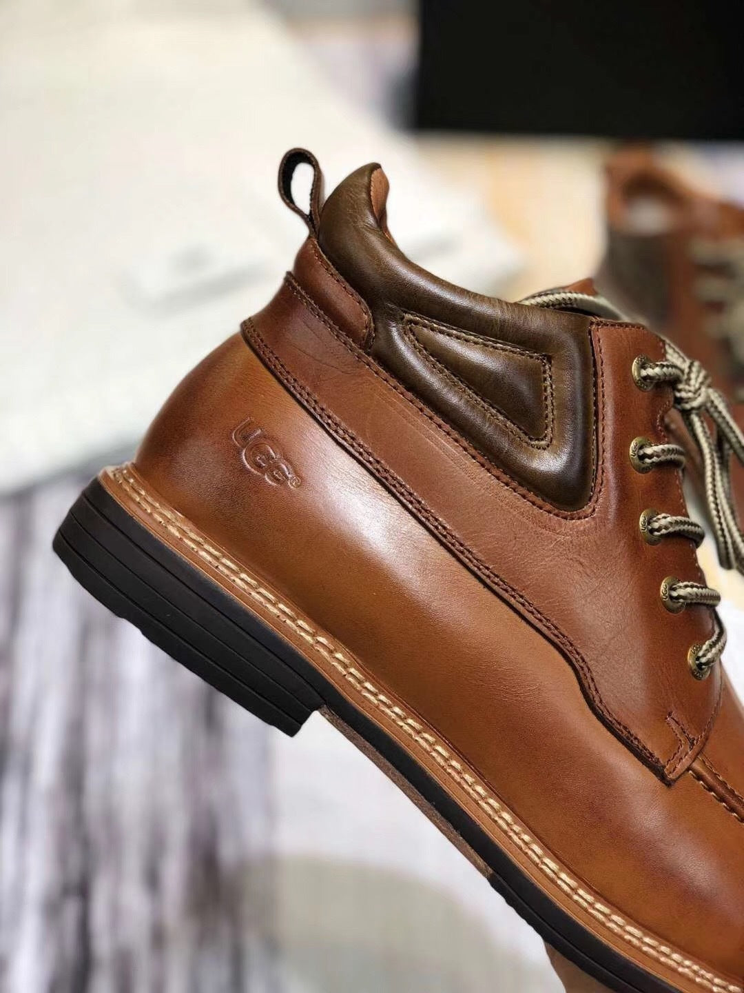 Brown Leather Shoes – Upgraded Series, Model 0726-1