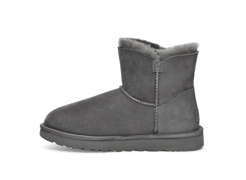 Gray Side-Zip Ankle Boots | Model 2481