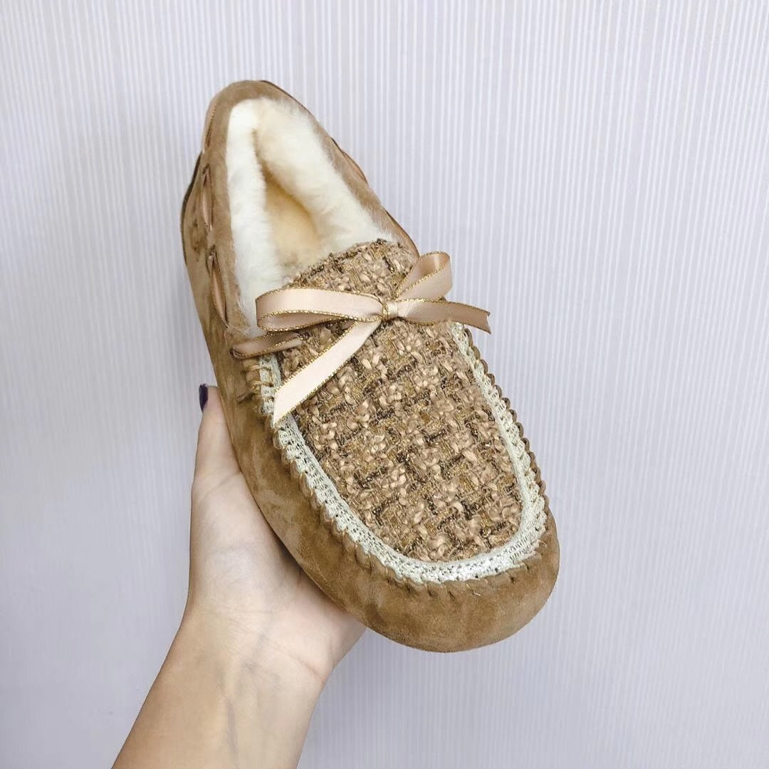 Chestnut Chic Moccasin-Style Shoes | Model 5623