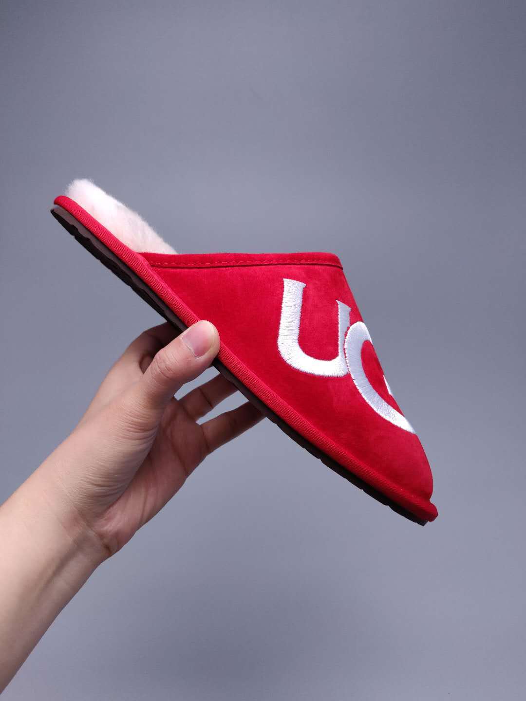 Bright Red G Indoor Slippers | Model 2593