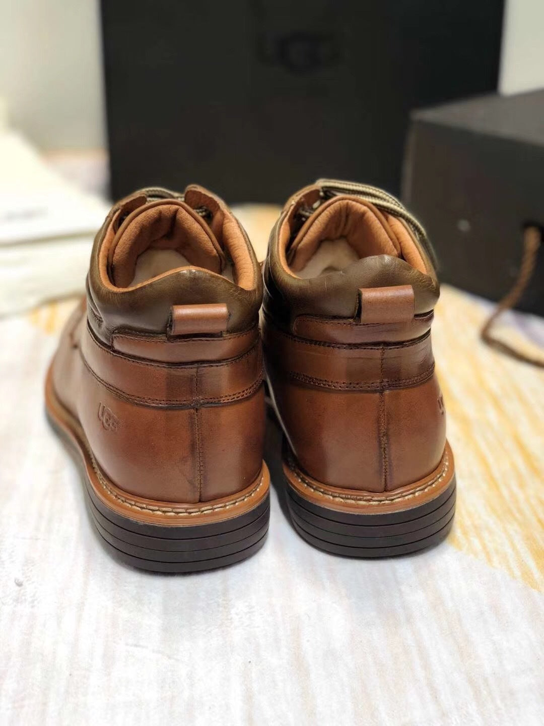 Brown Leather Shoes – Upgraded Series, Model 0726-1